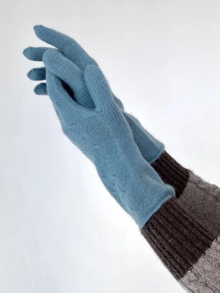 Перчатки удлиненнные кашемировые 3