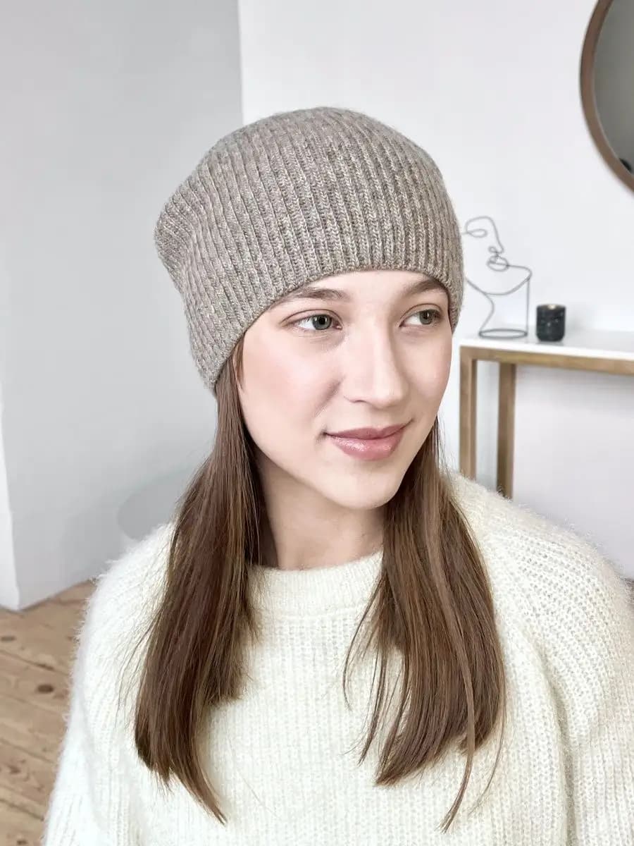 Шапка унисекс из овечьей шерсти / Монголия 4