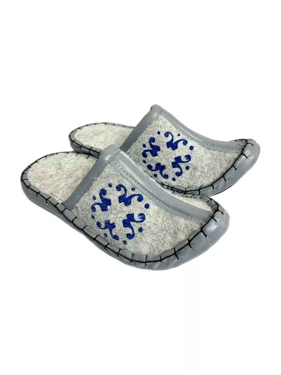 Тапочки войлочные с загнутым носом Монголия 2